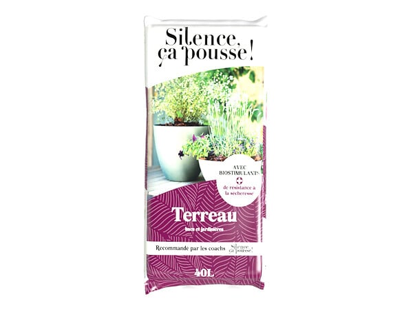 SILENCE CA - Terreau bacs et jardinières - 40L - Silence ça pousse - large