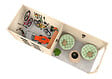 WHITE WOOD - Abri de jardin en bois Olivia 1 - Gris - L.580xP.206xH.216cm - vignette