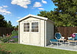 WHITE WOOD - Abri de jardin en bois naturel Valence 1 ép.28mm - White Wood - 6.9m² - vignette