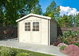 WHITE WOOD - Abri de jardin en bois Valence 2 ép.28mm - White Wood - 9,5m² - vignette