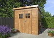 WHITE WOOD - Abri de jardin en bois Zoé 2 traité autoclave ép.19mm - White Wood - 4,8m² - vignette