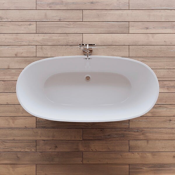 SPALINA - Baignoire Ilot Venecia 170 grise 170 x80 x57 cm, by SPALINA - large