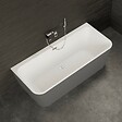 SPALINA - Baignoire Semi-îlot Murale Mint 160 Grise 160 X75 X57 Cm, By Spalina - vignette