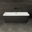 SPALINA - Baignoire Ilot Mint 160 noire 160 x75 x57 cm, by SPALINA - vignette