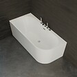SPALINA - Baignoire Ilot Capri 170 gauche blanche + robinetterie chromée 170 x76 x58 cm, by SPALINA - vignette