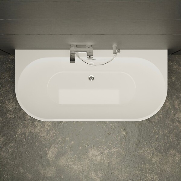 SPALINA - Baignoire Ilot Naos 170 noire 170 x80 x58 cm, by SPALINA - large