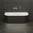 SPALINA - Baignoire Ilot Naos 170 noire 170 x80 x58 cm, by SPALINA - vignette
