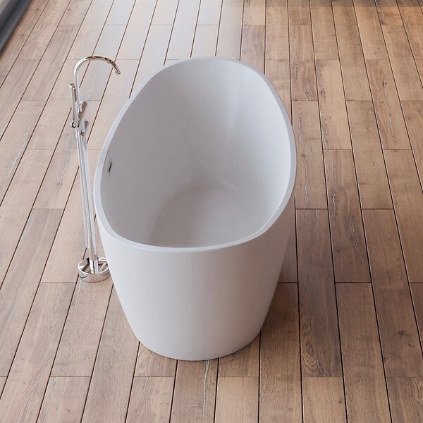 SPALINA - Baignoire Ilot Neroon 2.0 170 blanche 170 x80 x60 cm, by SPALINA - large