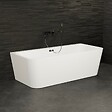 SPALINA - Baignoire Semi-îlot Murale Mint 170 Blanche 170 X81 X57 Cm, By Spalina - vignette