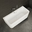 SPALINA - Baignoire Semi-îlot Murale Mint 170 Blanche 170 X81 X57 Cm, By Spalina - vignette