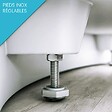 THALASSOR - SQUARE 180 - Baignoire ilot en Solid Surface 180 x 76 x 58(h) cm - vignette