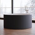SPALINA - Baignoire Ilot Loom 2.0 130 noire 130 x130 x58 cm, by SPALINA - vignette