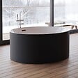 SPALINA - Baignoire Ilot Loom 2.0 130 noire 130 x130 x58 cm, by SPALINA - vignette