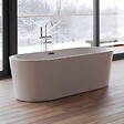 SPALINA - Baignoire Ilot Jade 170 blanche 170 x80 x58 cm, by SPALINA - vignette