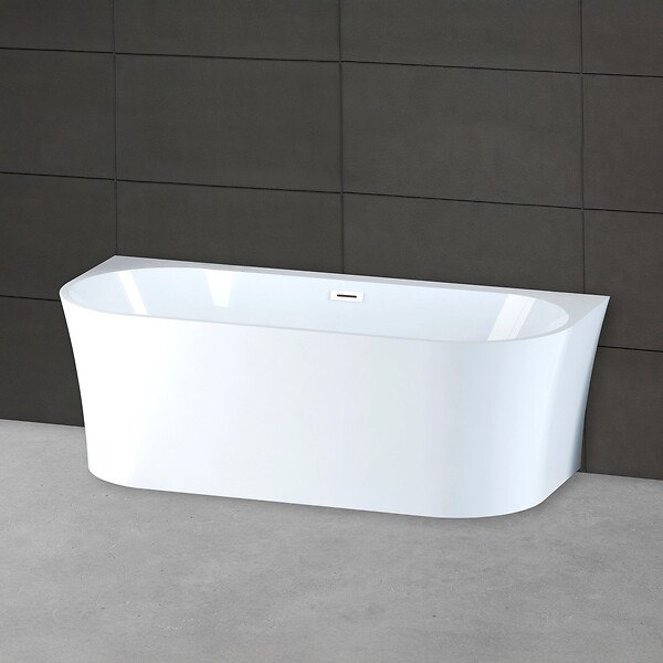 SPALINA - Baignoire Ilot Ruby 170 blanche 170 x80 x57 cm, by SPALINA - large
