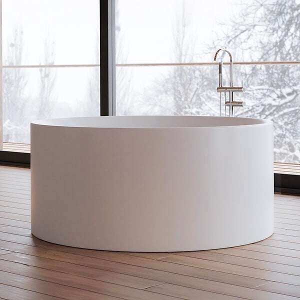 SPALINA - Baignoire Ilot Loom 2.0 130 blanche 130 x130 x58 cm, by SPALINA - large