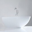 THALASSOR - COCOON 160 - Baignoire ilot en Solid Surface 160 x 82 x 55(h) cm - vignette