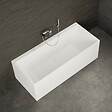 SPALINA - Baignoire Semi-îlot Murale Cobalt 170 Blanche 170 X75 X56 Cm, By Spalina - vignette