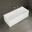 SPALINA - Baignoire Semi-îlot Murale Cobalt 170 Blanche 170 X75 X56 Cm, By Spalina - vignette