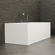 SPALINA - Baignoire Semi-îlot Murale Cobalt 170 Blanche 170 X75 X56 Cm, By Spalina - vignette