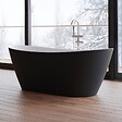 SPALINA - Baignoire îlot Ovale Venecia 170 Noire 170 X80 X57 Cm, By Spalina - vignette