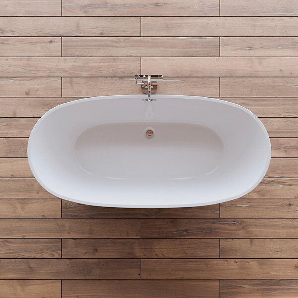 SPALINA - Baignoire îlot Ovale Venecia 170 Noire 170 X80 X57 Cm, By Spalina - large