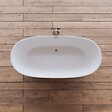 SPALINA - Baignoire îlot Ovale Venecia 170 Noire 170 X80 X57 Cm, By Spalina - vignette