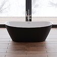 SPALINA - Baignoire îlot Ovale Venecia 170 Noire 170 X80 X57 Cm, By Spalina - vignette