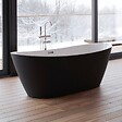 SPALINA - Baignoire îlot Ovale Venecia 170 Noire 170 X80 X57 Cm, By Spalina - vignette