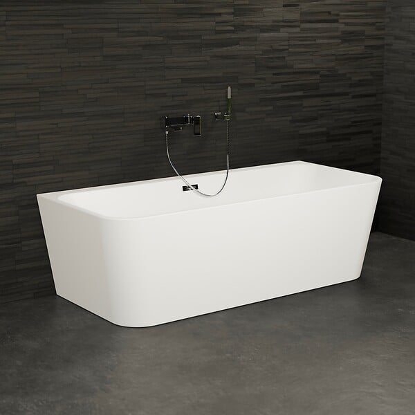 SPALINA - Baignoire Ilot Mint 180 blanche 180 x81 x57 cm, by SPALINA - large