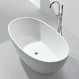 THALASSOR - LOUNGE 180 - Baignoire ilot en Solid Surface 178 x 87 x 52(h) cm - vignette