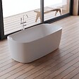SPALINA - Baignoire îlot Ovale Swing 170 Blanche 170 X80 X58 Cm, By Spalina - vignette