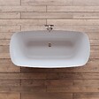 SPALINA - Baignoire îlot Ovale Swing 170 Blanche 170 X80 X58 Cm, By Spalina - vignette