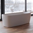 SPALINA - Baignoire îlot Ovale Swing 170 Blanche 170 X80 X58 Cm, By Spalina - vignette