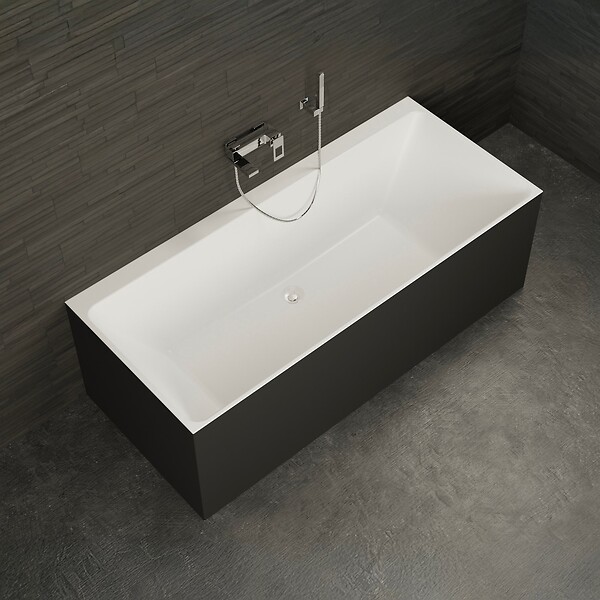 SPALINA - Baignoire Ilot Cobalt 170 noire 170 x75 x56 cm, by SPALINA - large