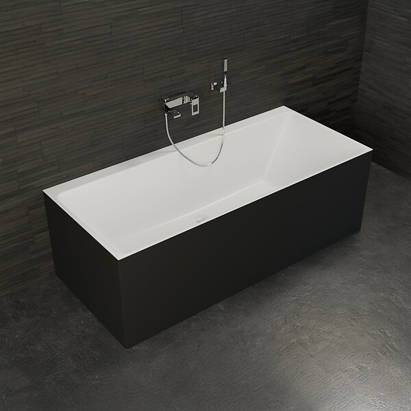 SPALINA - Baignoire Ilot Cobalt 170 noire 170 x75 x56 cm, by SPALINA - large