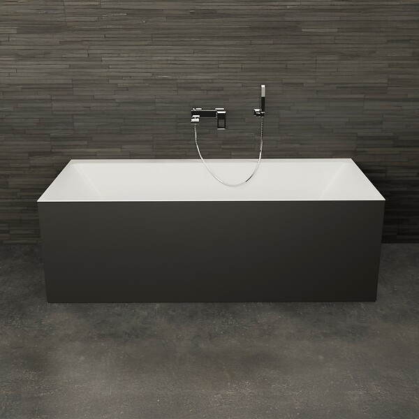 SPALINA - Baignoire Ilot Cobalt 170 noire 170 x75 x56 cm, by SPALINA - large