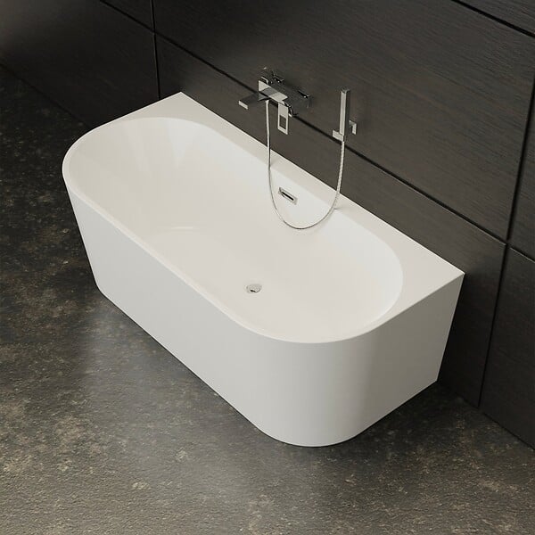 SPALINA - Baignoire Ilot Naos 170 blanche 170 x80 x58 cm, by SPALINA - large