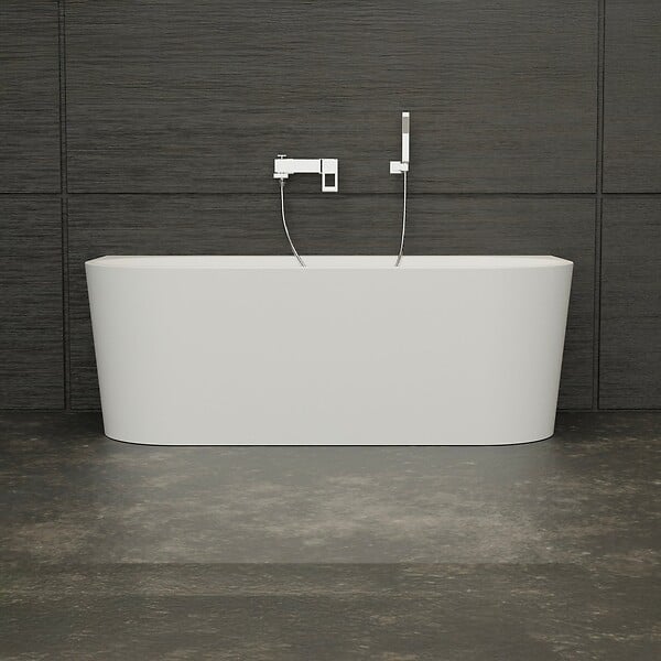SPALINA - Baignoire Ilot Naos 170 blanche 170 x80 x58 cm, by SPALINA - large