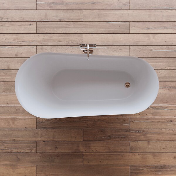 SPALINA - Baignoire îlot Ovale Jazz 170 Blanche 170 X78 X78 Cm, By Spalina - large