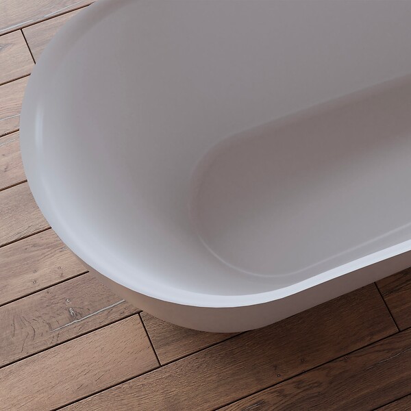 SPALINA - Baignoire îlot Ovale Jazz 170 Blanche 170 X78 X78 Cm, By Spalina - large
