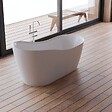SPALINA - Baignoire îlot Ovale Jazz 170 Blanche 170 X78 X78 Cm, By Spalina - vignette
