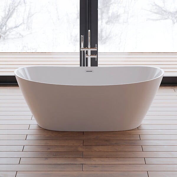 SPALINA - Baignoire Ilot Venecia 170 blanche 170 x80 x57 cm, by SPALINA - large
