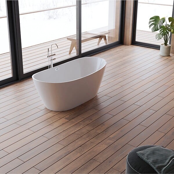 SPALINA - Baignoire Ilot Venecia 170 blanche 170 x80 x57 cm, by SPALINA - large