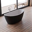 SPALINA - Baignoire îlot ovale NEROON 2.0 NOIRE L. 170 x l. 80 cm, by SPALINA - vignette