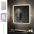 SANIVERRE - BOLEO Miroir LED lumineux 90x100 cm anti-buée, intensité 2100 lumens & couleur réglables salle de bain - vignette
