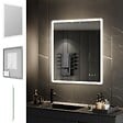 SANIVERRE - BOLEO Miroir LED lumineux 80x100 cm anti-buée, intensité 2100 lumens & couleur réglables salle de bain - vignette