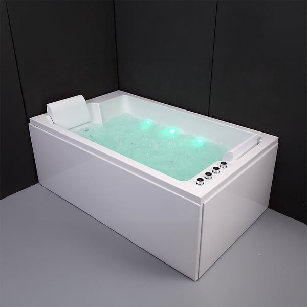 SPALINA - Baignoire Balnéo 2 Personnes Cetana Duo Wave 170 X100 X63 Cm, By Spalina - large