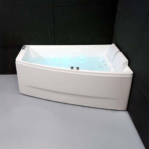 SPALINA - Baignoire Balnéo Sangha duo Wave droite 170 x120 x63 cm, by SPALINA - large
