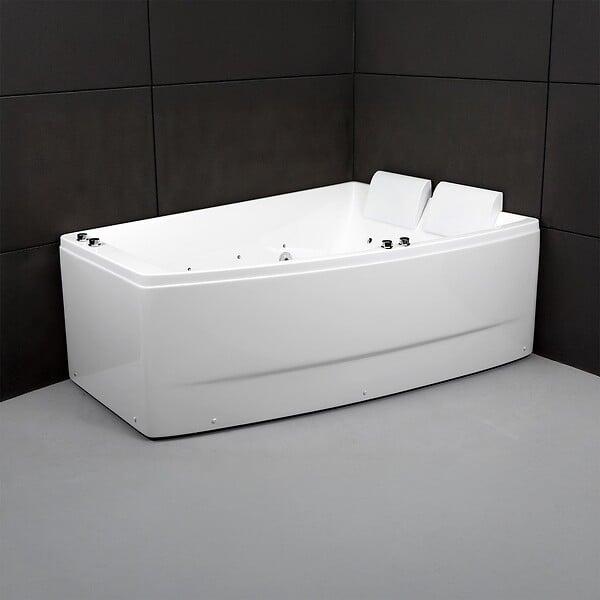 SPALINA - Baignoire Balnéo Sangha duo Wave droite 170 x120 x63 cm, by SPALINA - large